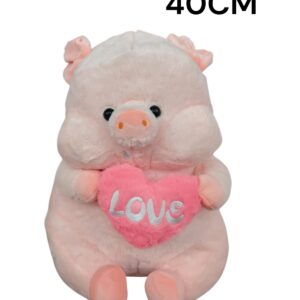 PELUCHE CERDO LOVE 40CM