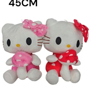 PELUCHE DE HELLO KITTY CON CON HONGUITO DE 45CM