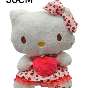 PELUCHE HELLO KITTY CON FRUTILLITA DE 50CM