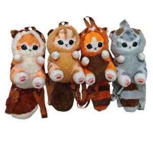 PELUCHE MOCHILA GATITO 20CM