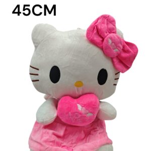 PELUCHE DE HELLO KITTY CON CORAZON 45CM