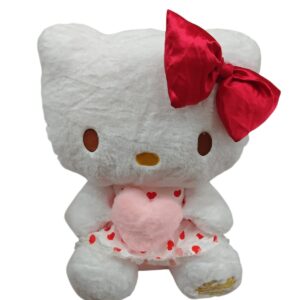 PELUCHE DE HELLO KITTY CON CORAZON DE 50CM