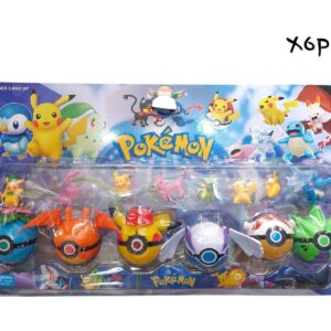 BLISTER POKEBOLAS X6PCS