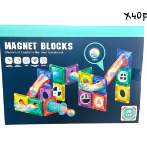 BLOQUE LABERINTO DE CANICAS MAGNETICO X40PCS (30919)