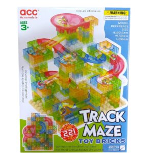 BLOQUES LABERINTO DE CANICAS X221PCS TRACK MAZE (30531)