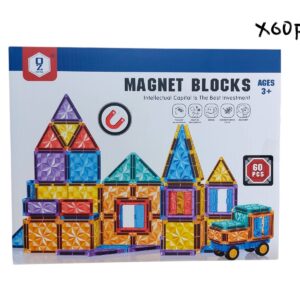 BLOQUES MAGNETICOS DE CONSTRUCCION X60PCS (30912)
