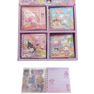 CUADERNO C/STICKERS SANRIO (29659)