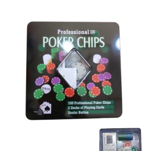JUEGO MESA POKER CHIPS