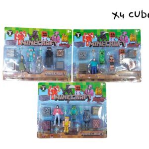 MINECRAFT x4 C/4CUBOS (92786)