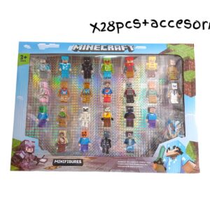MUÑECO DE MINECRAFT X28PCS