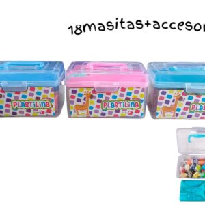 PLASTILINA C/ 18MASITAS+ACCESORIOS