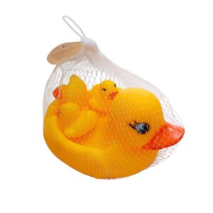 Pato de baño c/3patitos chiflan