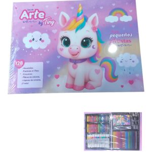 Set de arte de unicornio x128pcs