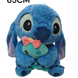 PELUCHE STICH CONBEBE  AZUL 65CM
