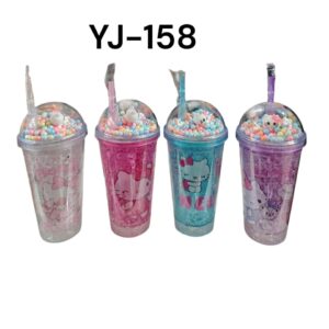 VASO DE HIDROGEL CON LUZ DE HELLO KITTY YJ-158 450ML