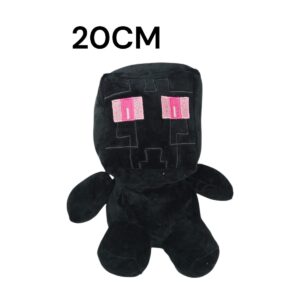 PELUCHE MINECRAF ENDERMAN NEGRO 20CM