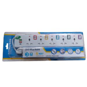 ZAPATILLA ALARGUE 5TOMACORRINTE+2USB+1TIPOC (54043)