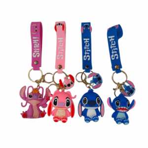 LLAVERO DE STITCH AZUL Y ROSA VARIOS MODELOS