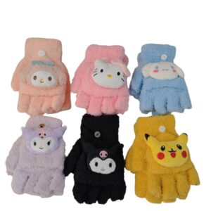 GUANTES INFANTIL DE MEDIO DEDO PERSONAJES A8334