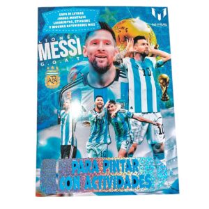 LIBRO PARA COLOREAR DE MESSI