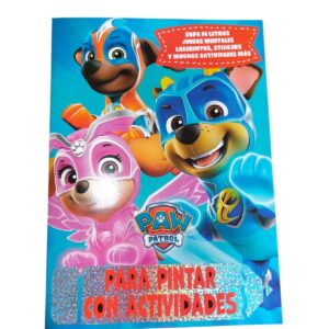 LIBRO PARA COLOREAR DE PAW PATROL