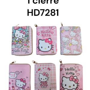 BILLETERA HELLI KITTY 1CIERRE HD7281
