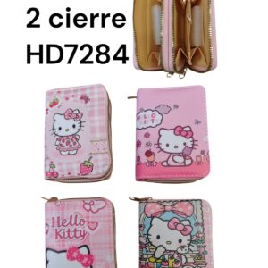 BILLETERA HELLI KITTY 2CIERRE HD7284
