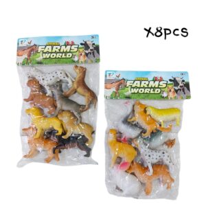 ANIMALES EN BOLSA X8PCS (666B22/20)