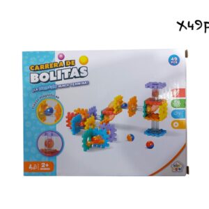 CARRERAS DE BOLITAS C/ PIEZAS MAGNETICAS X49PCS (57415)