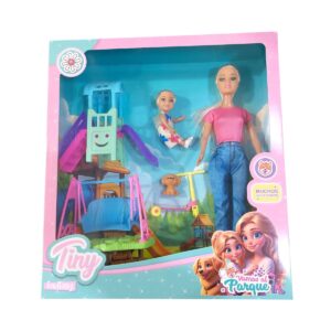 MUÑECA TINY MAMÁ EN LA PLAZA (54456)