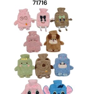 BOLSA DE AGUA PERSONAJES PELUCHE 1000ML 01103