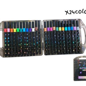 MARCADORES CON GLITTER X24 (2226)