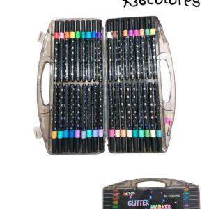 MARCADORES CON GLITTER X36 (2227)