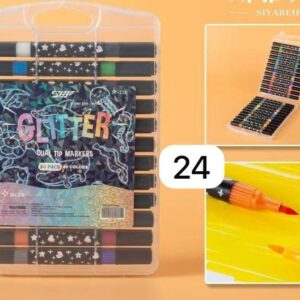 MARCADOR D/PUNTA GLITTER 24 PCS 21403
