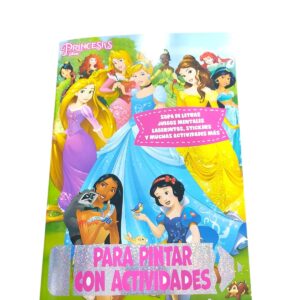LIBRO PARA COLOREAR DE PRINCESAS