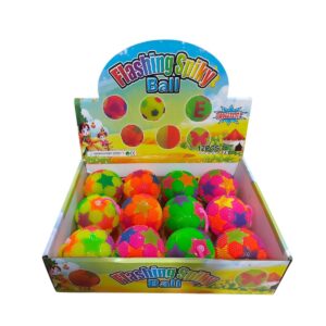 PELOTA FLASHING YOYO FORMA ESTRELLAS CON LUZ