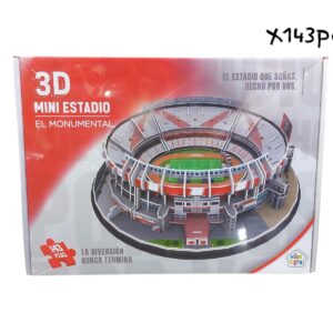 ROMPECABEZA 3D MINI ESTADIO RIVER X143PCS (57232)