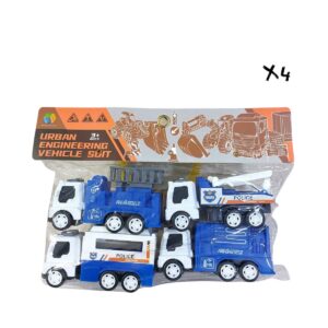 SET DE CAMION POLICIA X4 (SD25557)