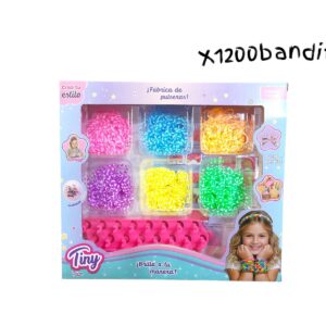 SET DE PULSERITAS TINY X1200BANDITAS DE COLORES (56300)