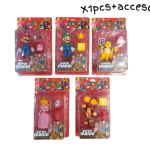 SUPER MARIO X1PCS C/ ACCESORIOS