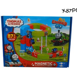 TREN THOMAS Y FRIENDS MAGNETICO ELECTRICO ×87PCS (6214)