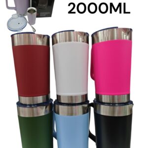 JARRA DE ACERO INOXIDABLE*VASO BOMBILLA02112