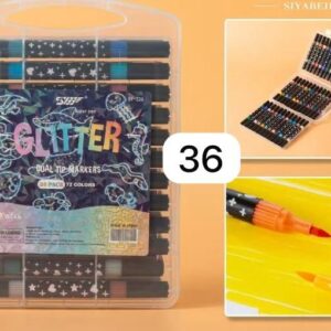 MARCADOR BRILLO D/PUNTA GLITTER 36PCS 21410