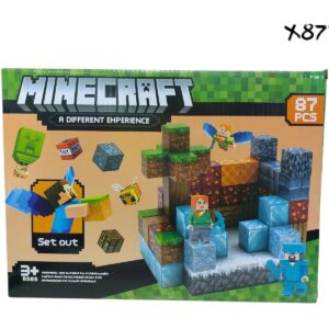 CUBO MAGNETICO DE MINECRAFT X87PCS (677113)