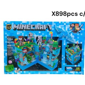 LEGO MINECRAFT X894PCS + 4C/LUZ (6650)