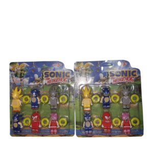MUÑECOS LEGO SONIC X6