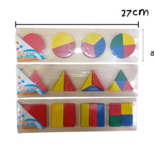 ROMPECABEZA DE MADERA FIGURA GEOMETRICA (79530)