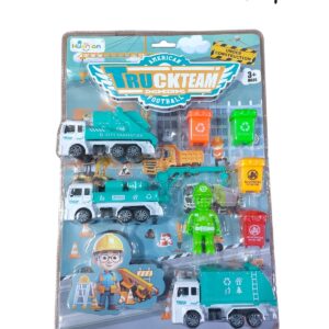 SET DE CAMIONES RECICLAJE X8PCS (7122)