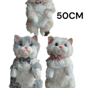 MOCHILA PELUCHE GATITO CON SONIDO 50CM