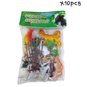 ANIMALES DE GRANJA X10PCS (0740)